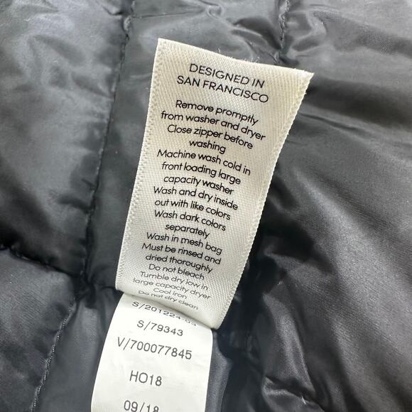 Athleta Women's Black Downkind Jacket Size XXS Goose Down Excellent Condition - Picture 5 of 8